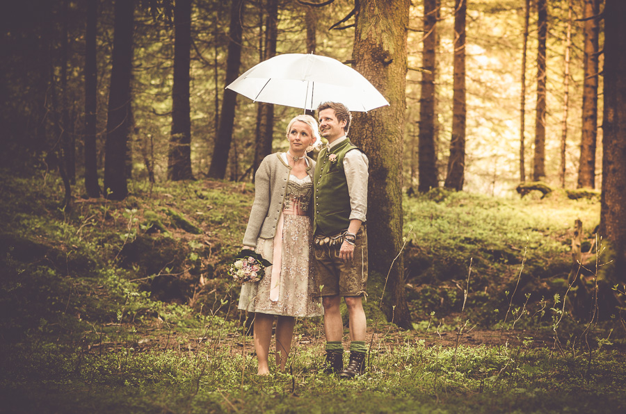 Hochzeit mit Sonnenglück in Schattwald